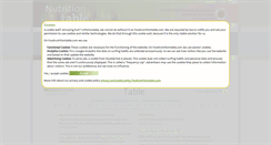 Desktop Screenshot of foodnutritiontable.com